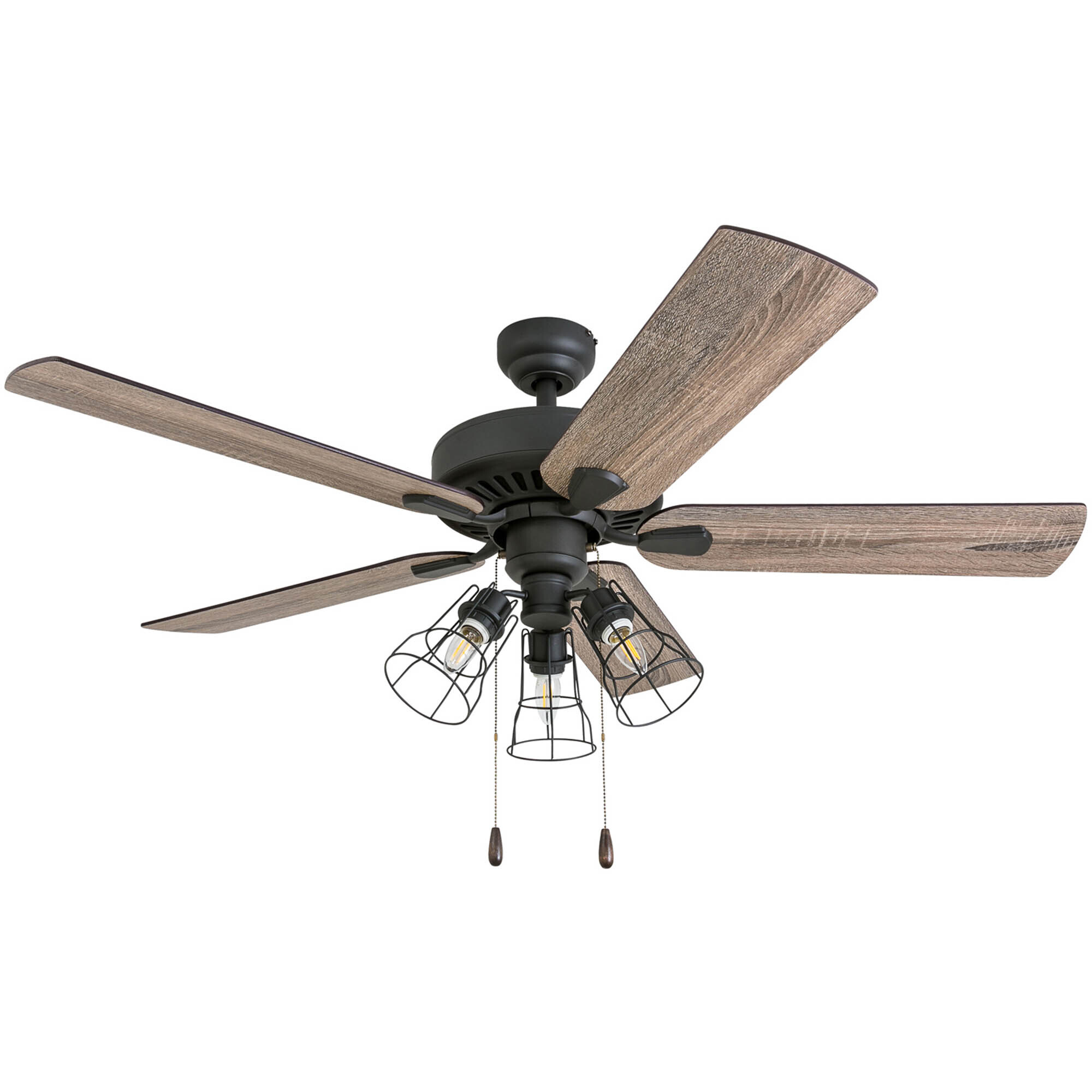 Prominence Home, 52in. Inl Seas LED Ceiling Fan , Bronze, Fan Diameter 52 in, Fan Blade Span 50-54 Air Delivery 3803 cfm, Model# 50750